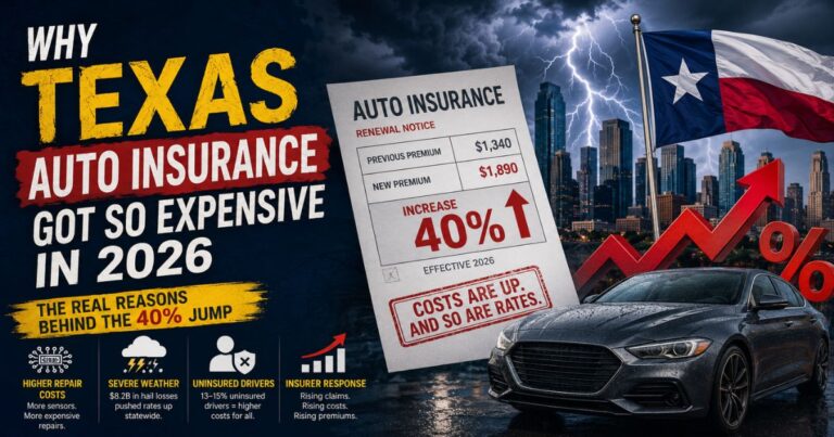 Why Texas Auto Insurance Got So Expensive in 2026