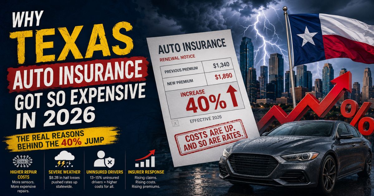 Texas Auto Insurance 40 Percent Rate Increase 2026 Analysis