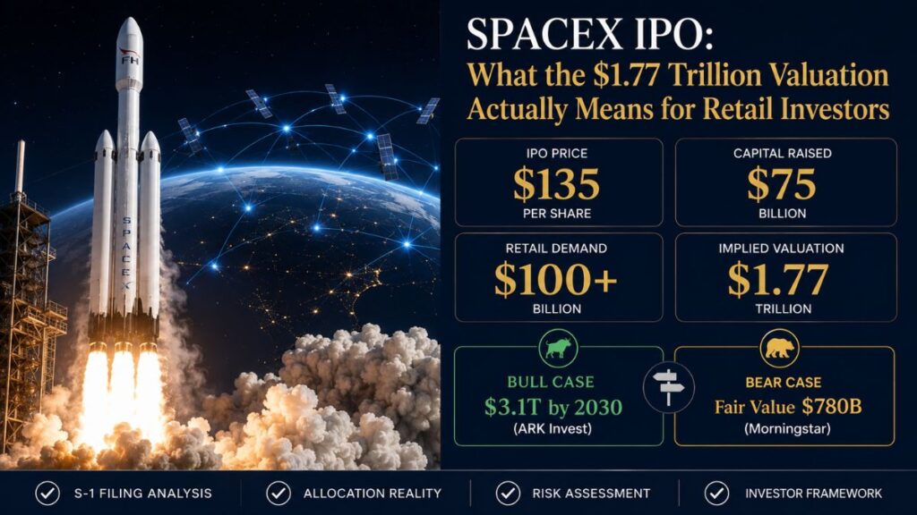 SpaceX IPO: What the $1.77 Trillion Valuation Actually Means for Retail Investors